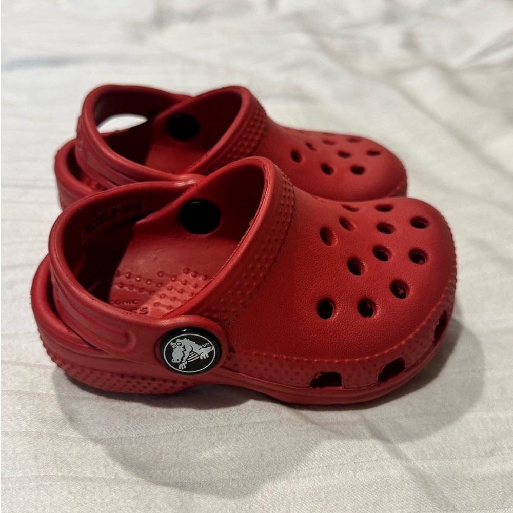 CROCS Toddler Red Sandals